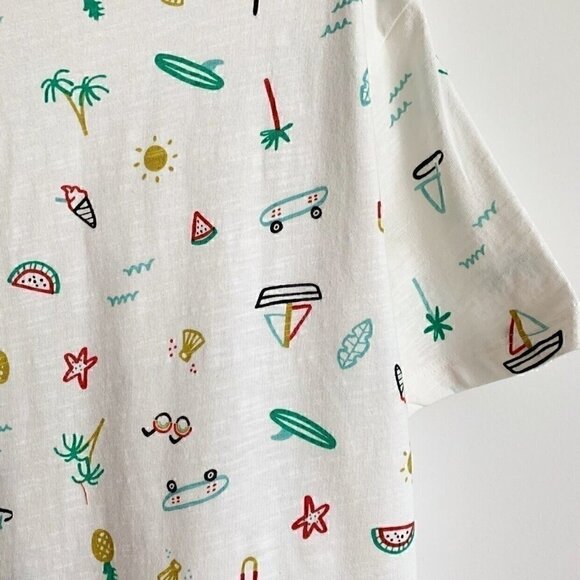 NEW Hanna Andersson Boy Print Tee In Cotton Jersey - Picture 5 of 7